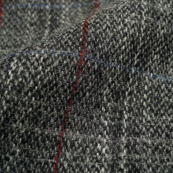COLLARLESS JACKET BRITISH TWEED