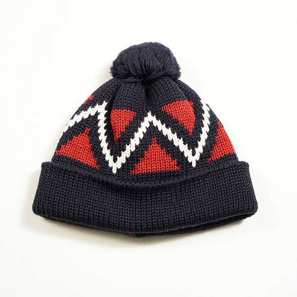 CREW BOBBLE HAT / NAVY