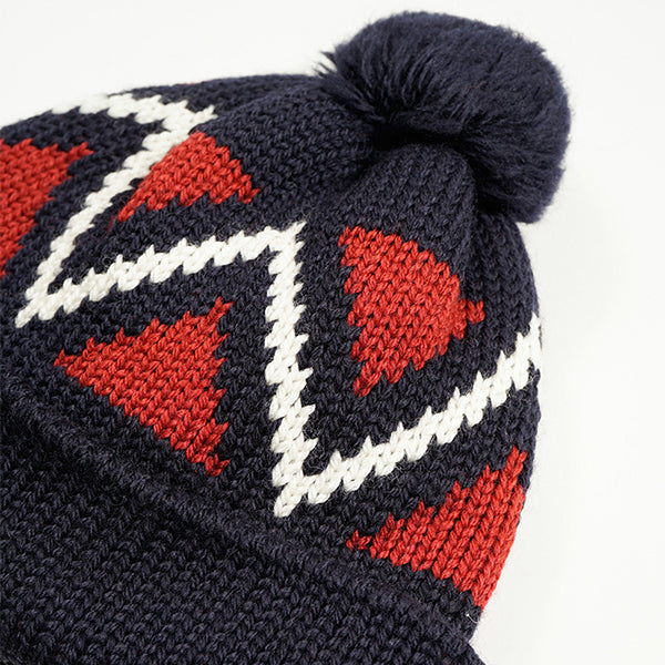 CREW BOBBLE HAT / NAVY