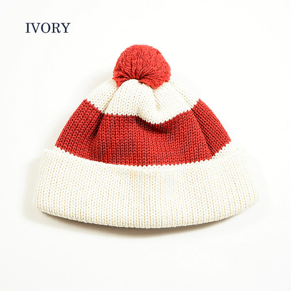 STRIPE BOBBLE HAT