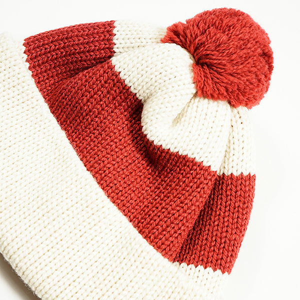 STRIPE BOBBLE HAT