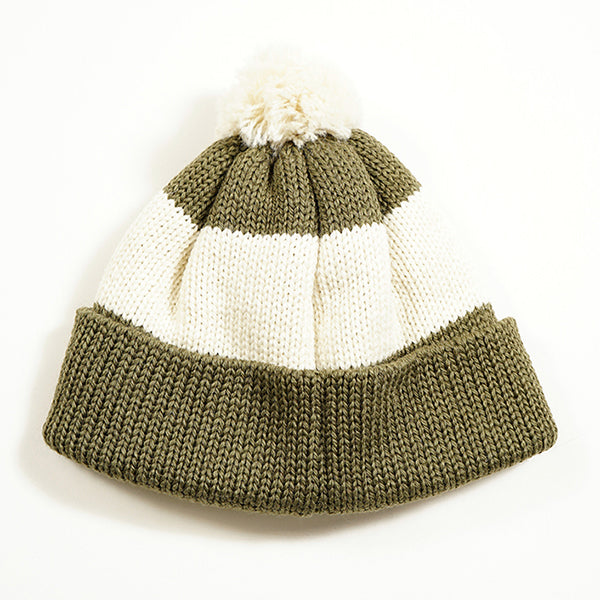 STRIPE BOBBLE HAT