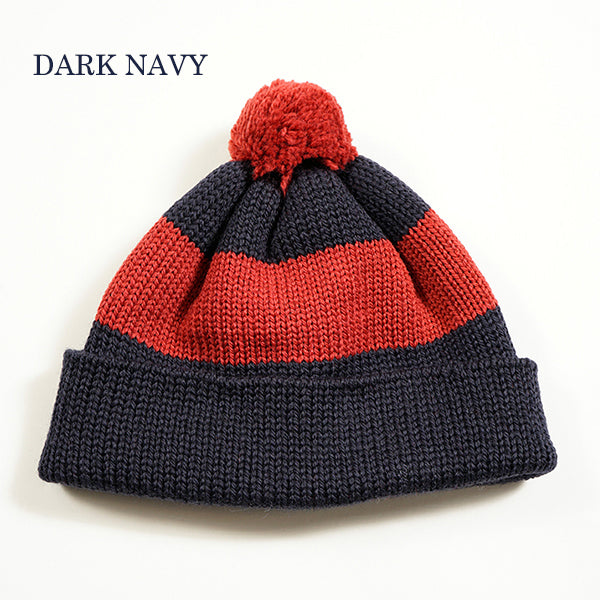 STRIPE BOBBLE HAT