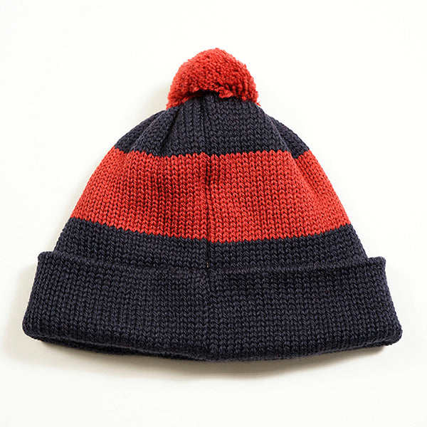 STRIPE BOBBLE HAT