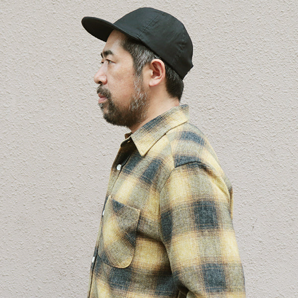 HAT CORDCLOTH / BLACK / MECHANIC CAP