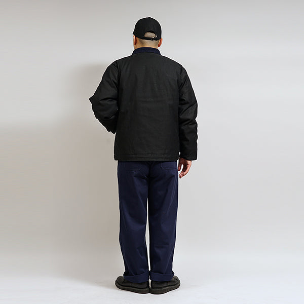 DECK JACKET CORD CLOTH / BLACK