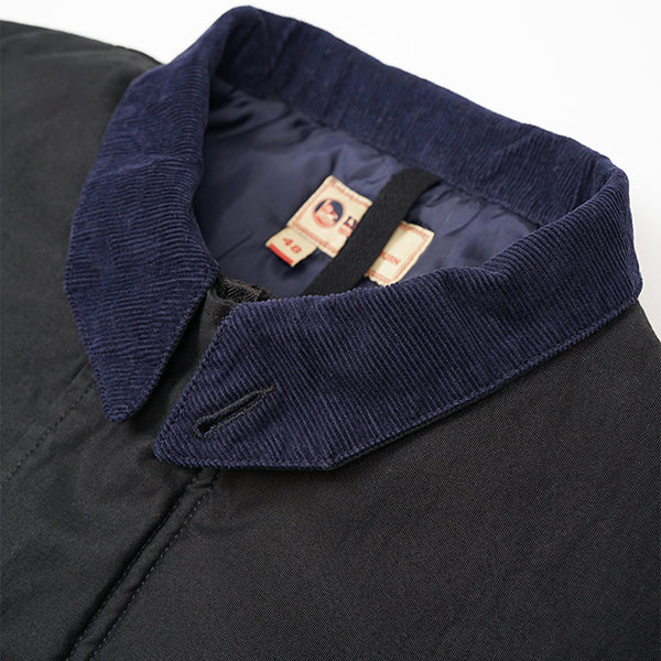 DECK JACKET CORD CLOTH / BLACK