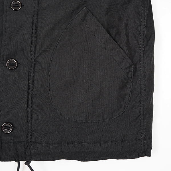 DECK JACKET CORD CLOTH / BLACK