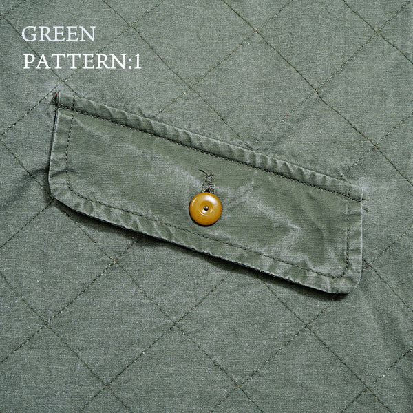 QUILTING DECK COAT REVERSIBLE RIPSTOP