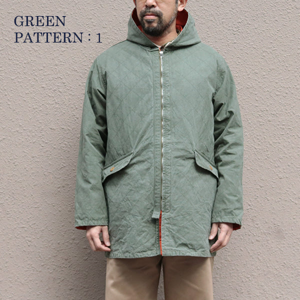 QUILTING DECK COAT REVERSIBLE RIPSTOP