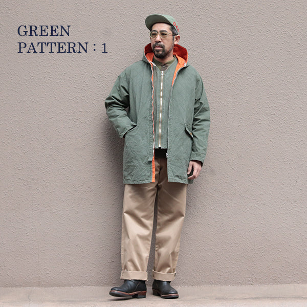 QUILTING DECK COAT REVERSIBLE RIPSTOP