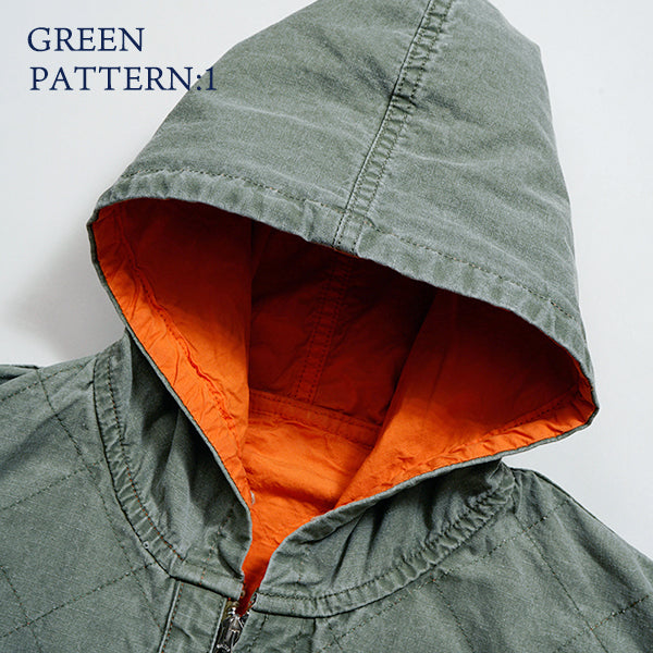 QUILTING DECK COAT REVERSIBLE RIPSTOP