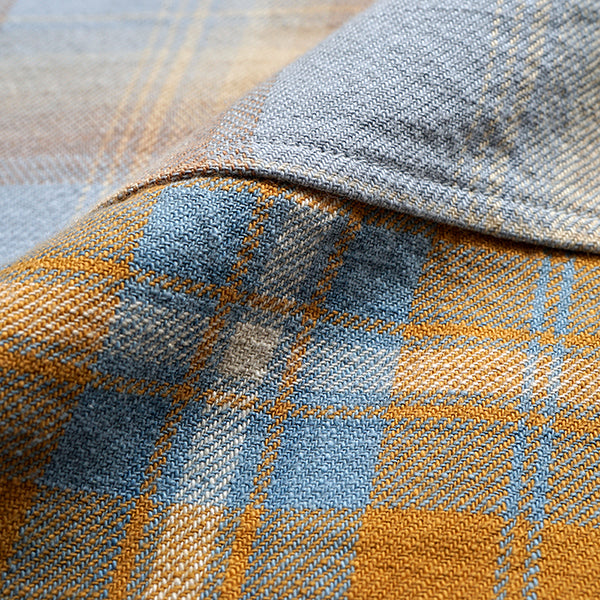 GRANDPA SHIRT CRAZY PATTERN / CHECK / WOMAN