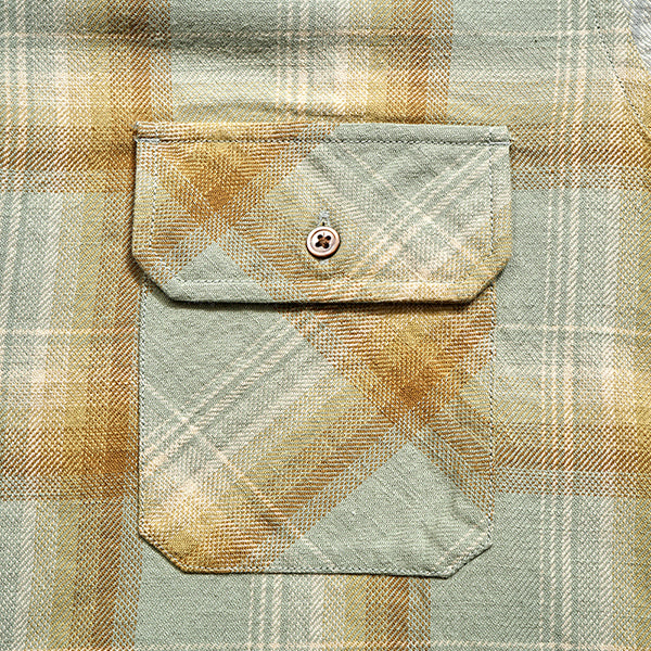 GRANDPA SHIRT CRAZY PATTERN / CHECK / WOMAN