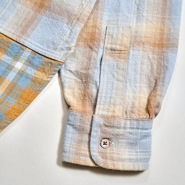 GRANDPA SHIRT CRAZY PATTERN / CHECK / WOMAN