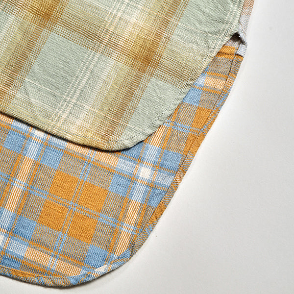 GRANDPA SHIRT CRAZY PATTERN / CHECK / WOMAN