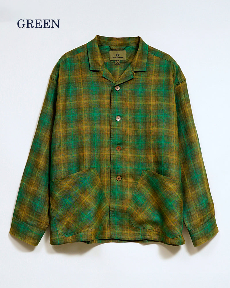 FRENCH CHORE JACKET HEMP CHECK