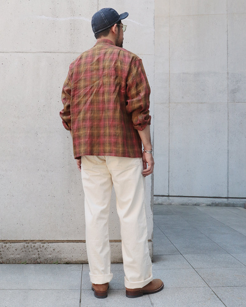 FRENCH CHORE JACKET HEMP CHECK