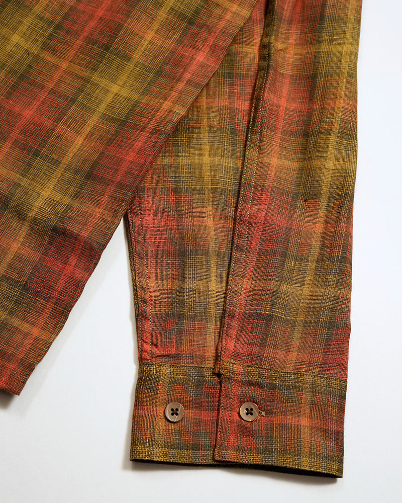 FRENCH CHORE JACKET HEMP CHECK