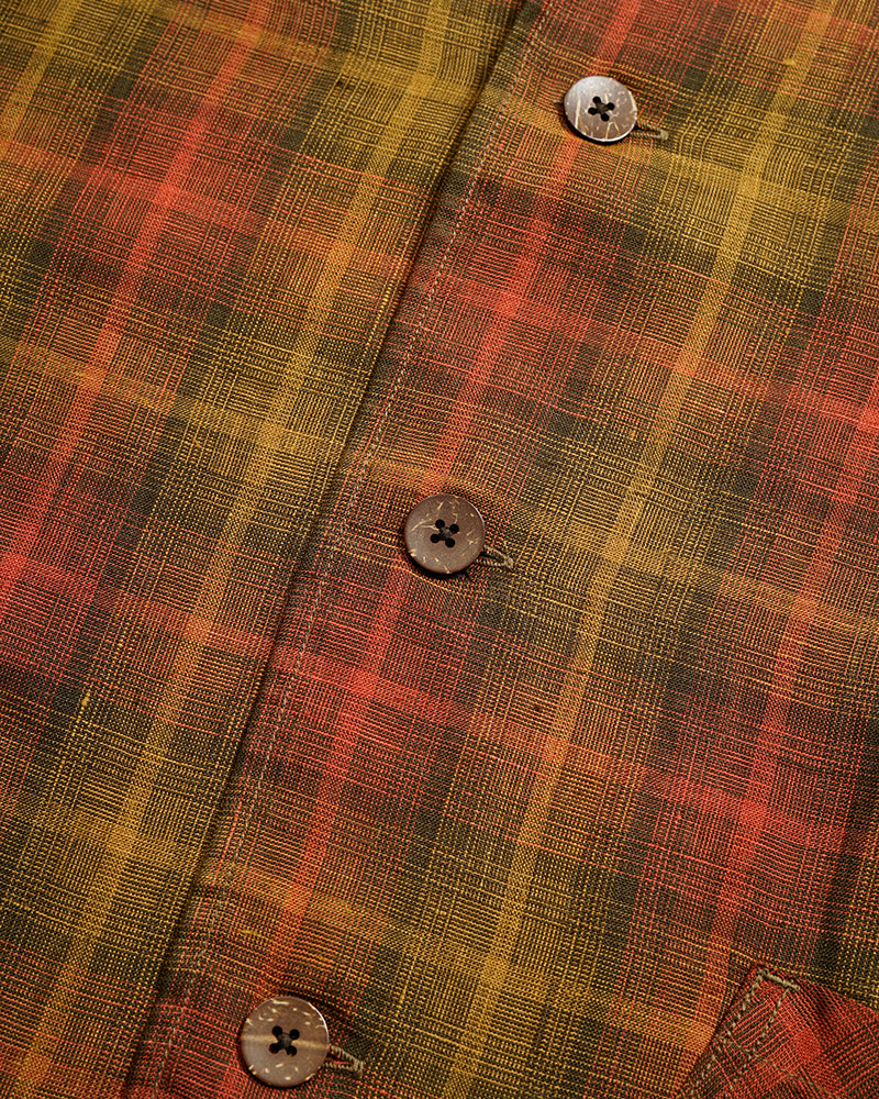 FRENCH CHORE JACKET HEMP CHECK