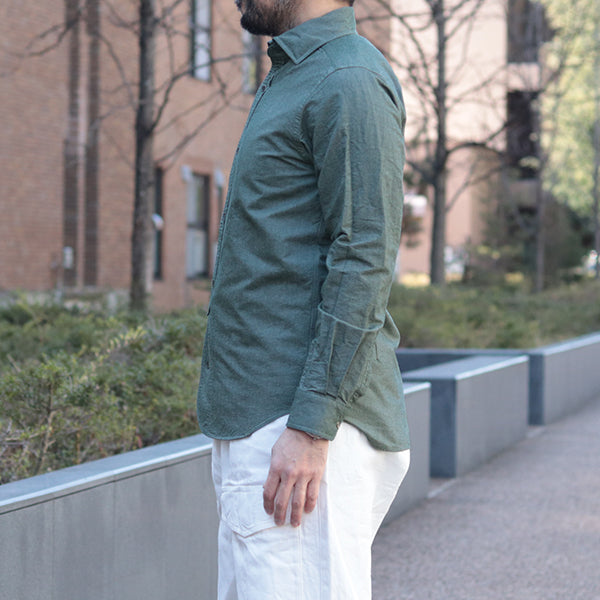 BRITISH OFFICERS SHIRT/ 2026SS MODEL / GREEN