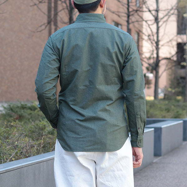 BRITISH OFFICERS SHIRT/ 2026SS MODEL / GREEN