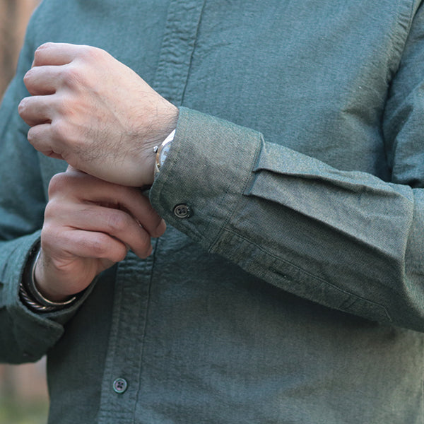 BRITISH OFFICERS SHIRT/ 2026SS MODEL / GREEN