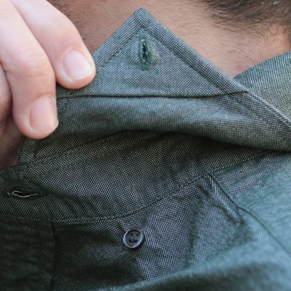 BRITISH OFFICERS SHIRT/ 2026SS MODEL / GREEN