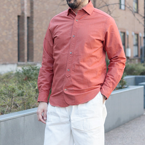 BRITISH OFFICERS SHIRT/ 2026SS MODEL / ORANGE
