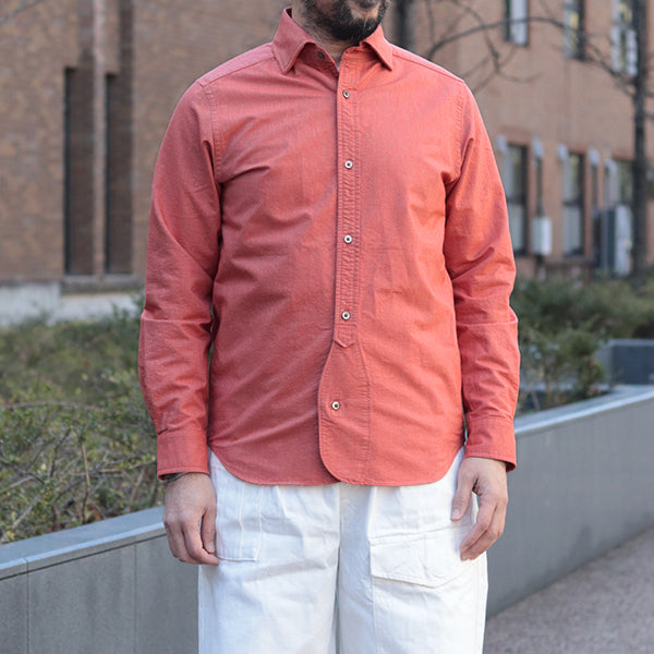 BRITISH OFFICERS SHIRT/ 2026SS MODEL / ORANGE