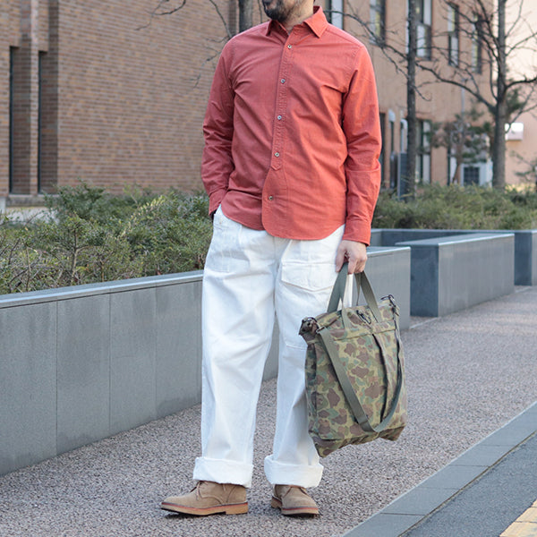 BRITISH OFFICERS SHIRT/ 2026SS MODEL / ORANGE