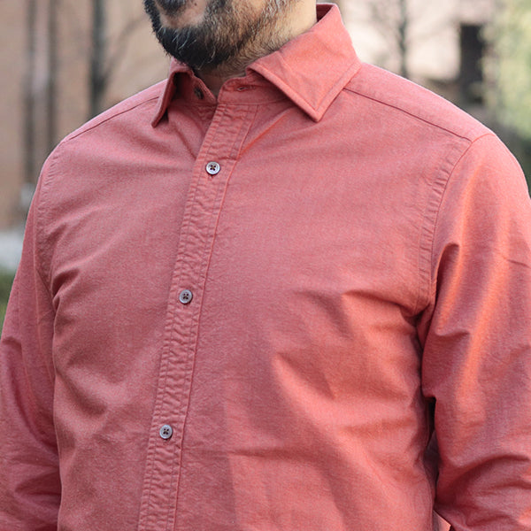 BRITISH OFFICERS SHIRT/ 2026SS MODEL / ORANGE
