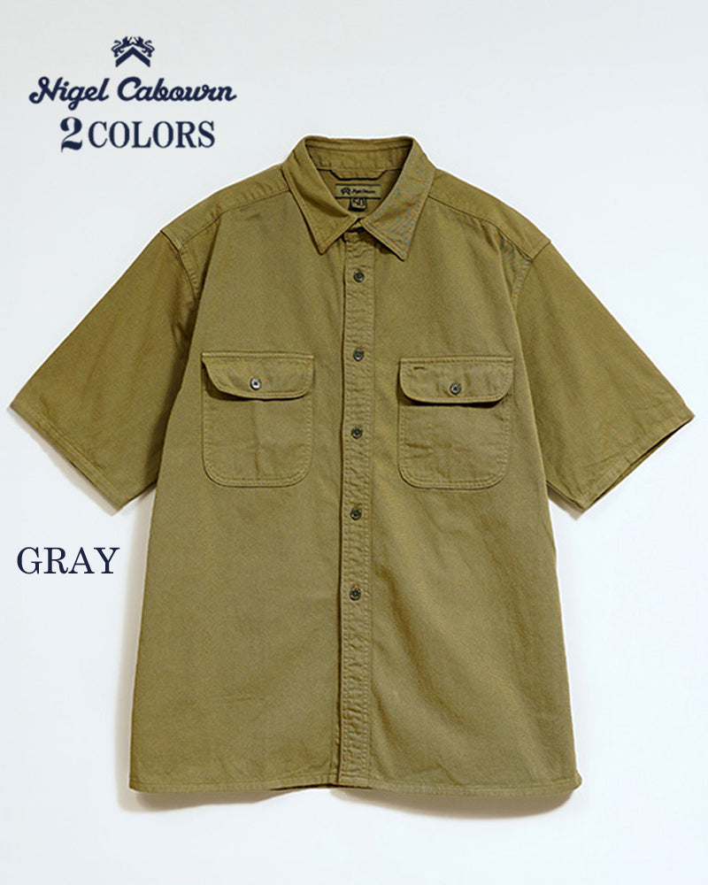 1950s SQUARE HEM WORK SHIRT