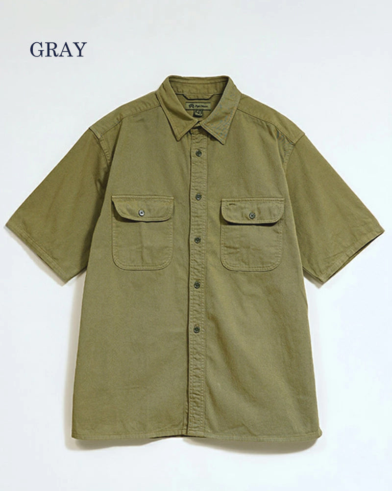 1950s SQUARE HEM WORK SHIRT