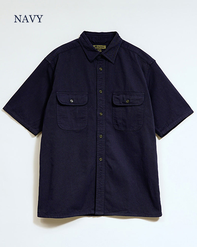 1950s SQUARE HEM WORK SHIRT