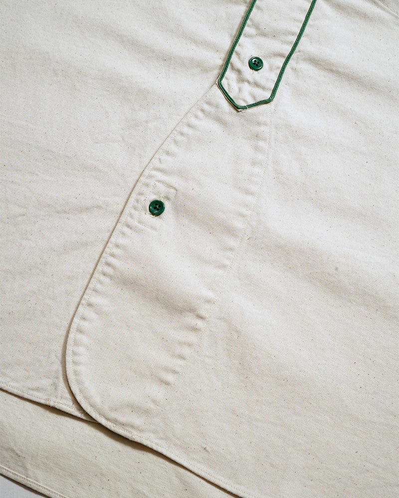 BASEBALL SHIRT SHORT SLEEVE COTTON TWILL