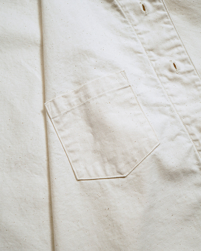 BASEBALL SHIRT SHORT SLEEVE COTTON TWILL