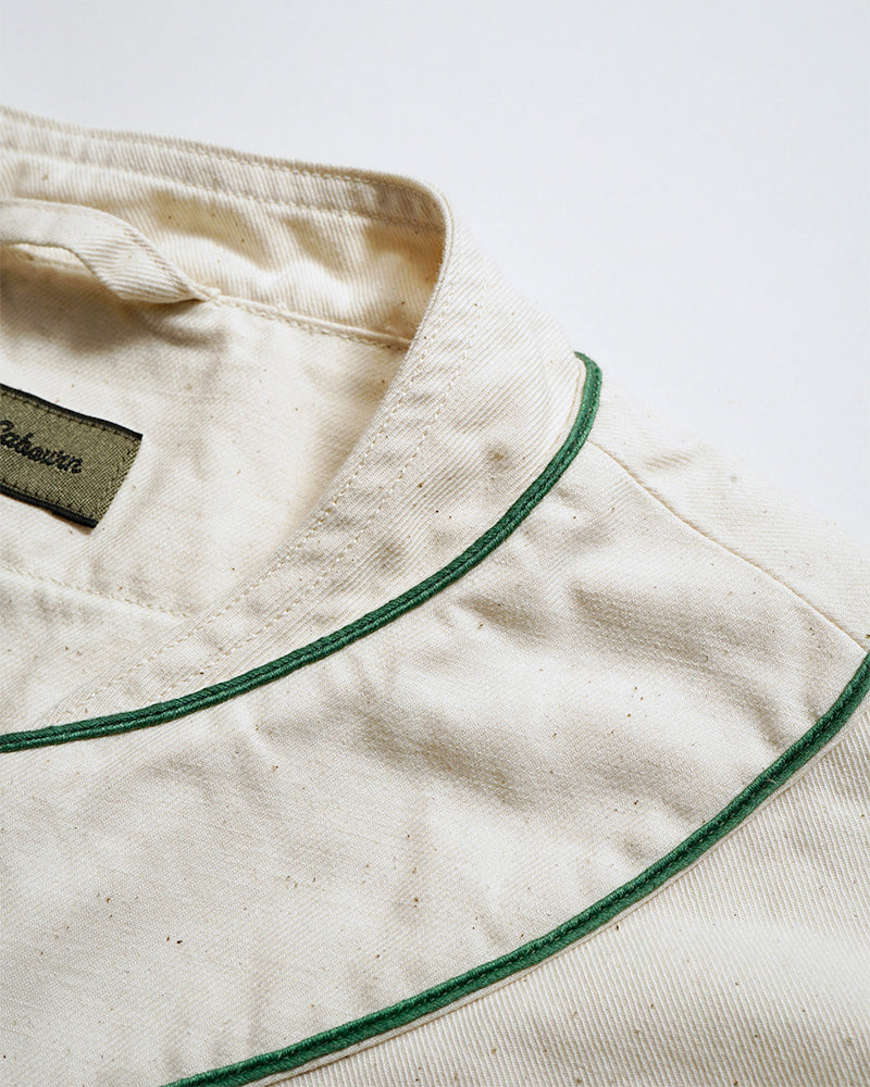 BASEBALL SHIRT SHORT SLEEVE COTTON TWILL