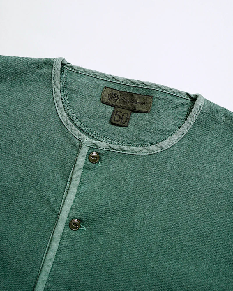 7.8oz HENLEY NECK T-SHIRT PIGMENT