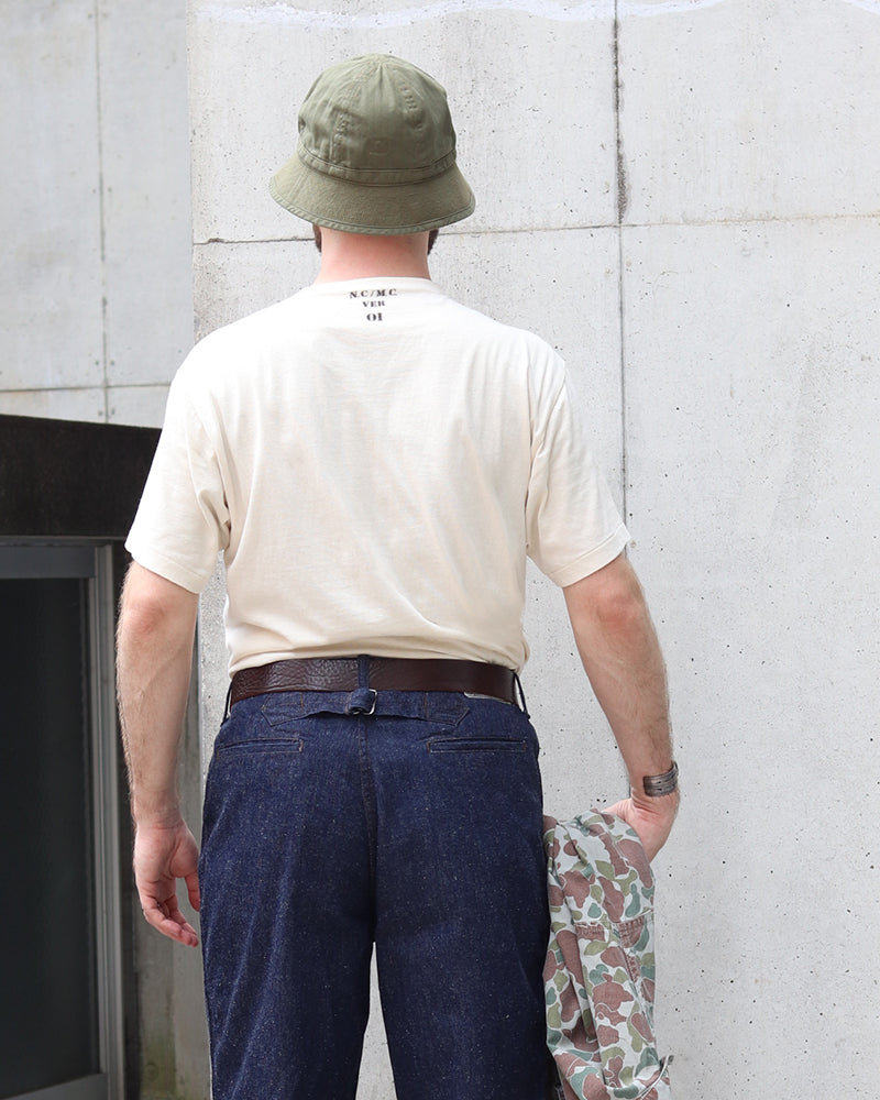 USMC T-SHIRT HENLEY NECK