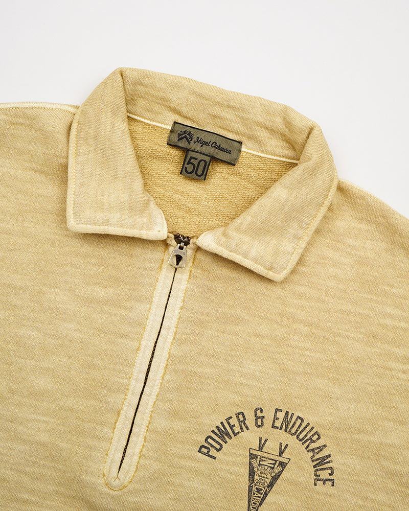 PRE-ORDER / HALF ZIP SWEAT SHORT SLEEVE
