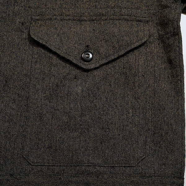 FRENCH WORK JACKET MIX BLACK CHAMBRAY / CHARCOAL GRAY