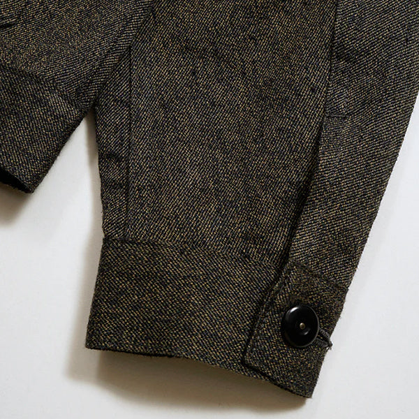 FRENCH WORK JACKET MIX BLACK CHAMBRAY / CHARCOAL GRAY