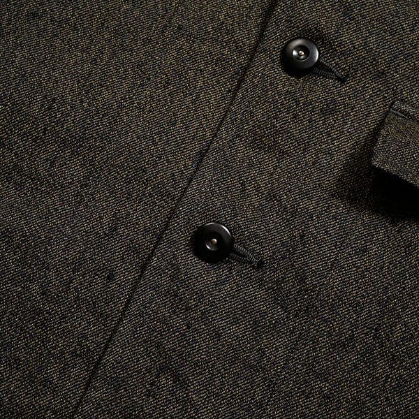 FRENCH WORK JACKET MIX BLACK CHAMBRAY / CHARCOAL GRAY