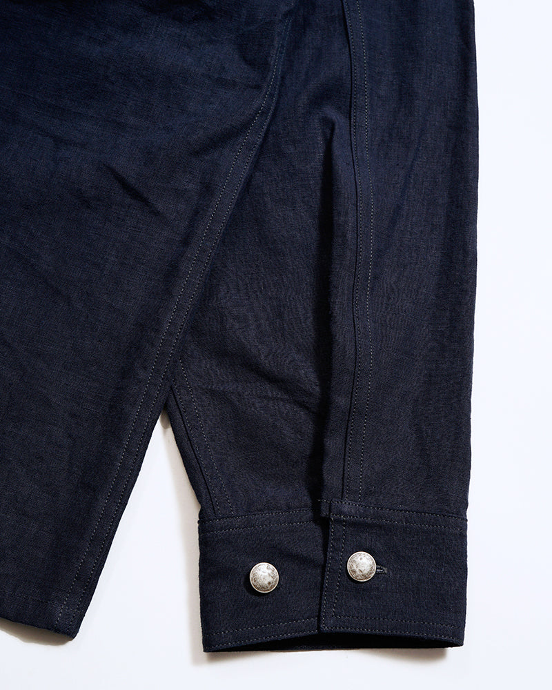 FRENCH CHORE JACKET LINEN NIDOM