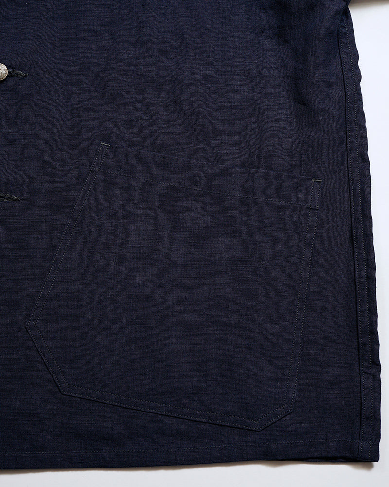 FRENCH CHORE JACKET LINEN NIDOM