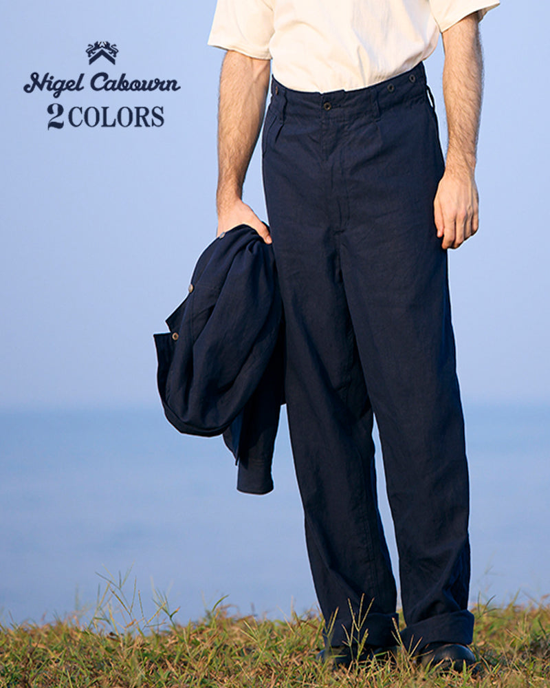 1930s FRENCH WORK PANT LINEN NIDOM