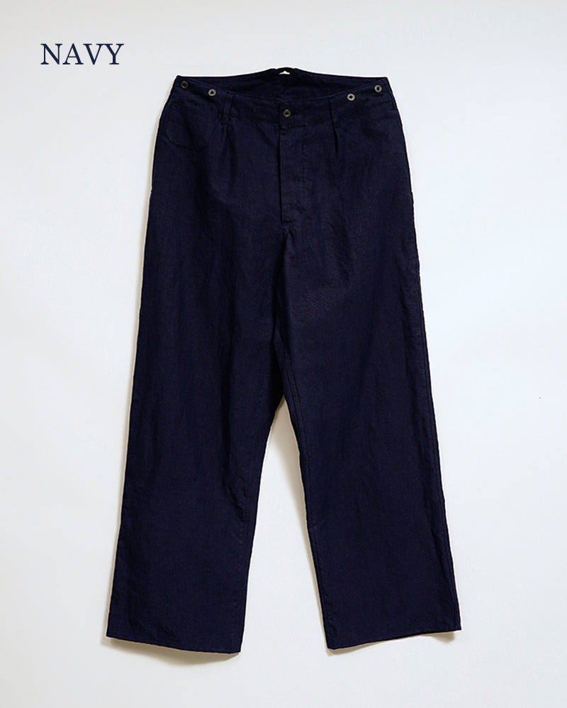 1930s FRENCH WORK PANT LINEN NIDOM