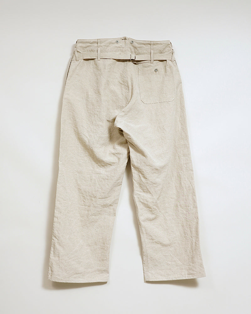 1930s FRENCH WORK PANT LINEN NIDOM