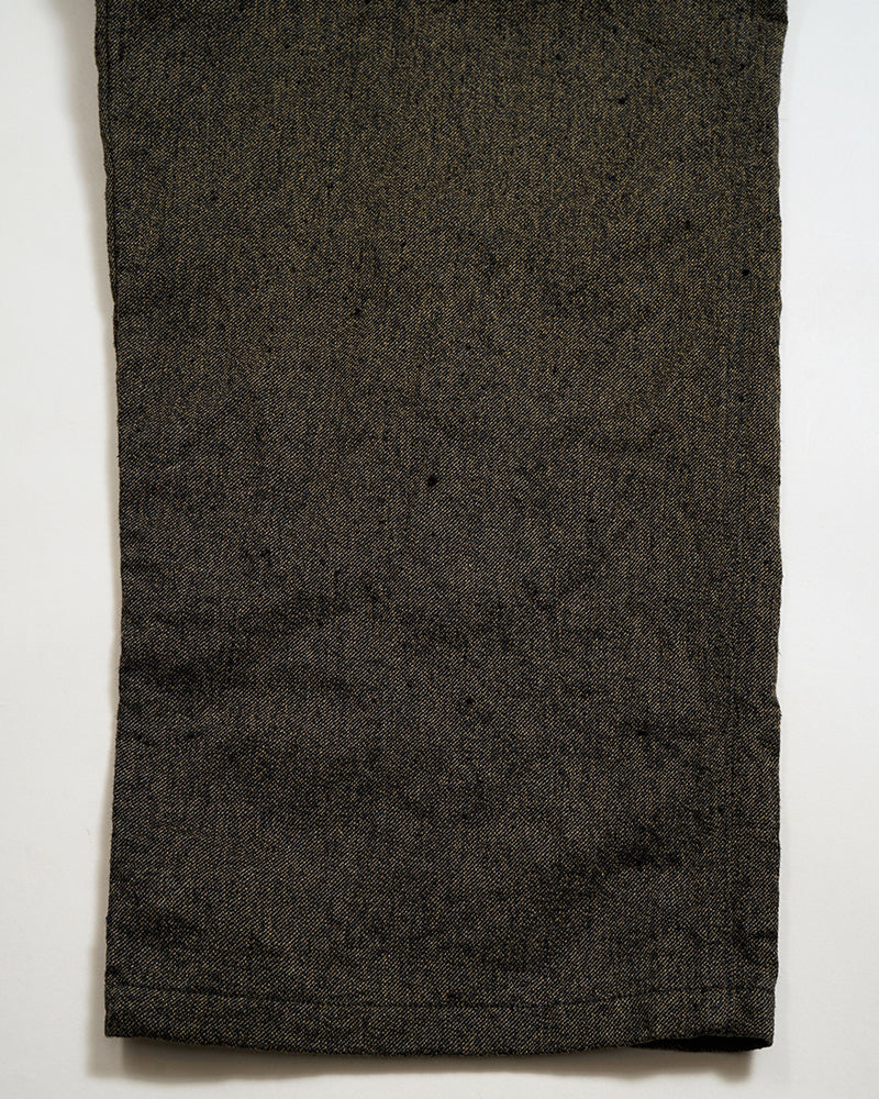WIDE FRENCH WORK PANT CHAMBRAY / CHARCOAL GRAY
